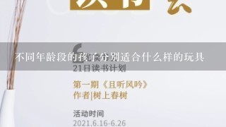 不同年龄段的孩子分别适合什么样的玩具